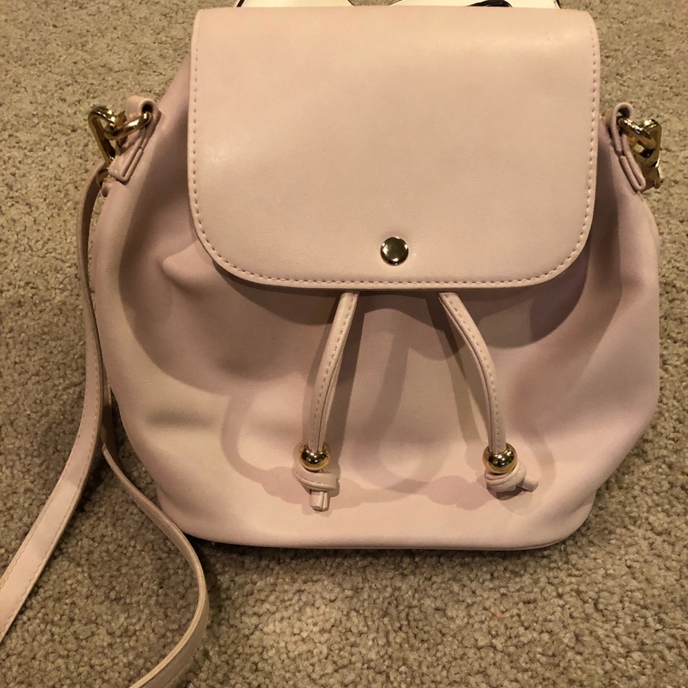 Soft pink crossbody bag